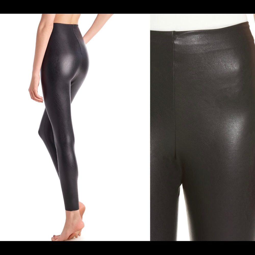 Commando Faux Leather Leggings high rise